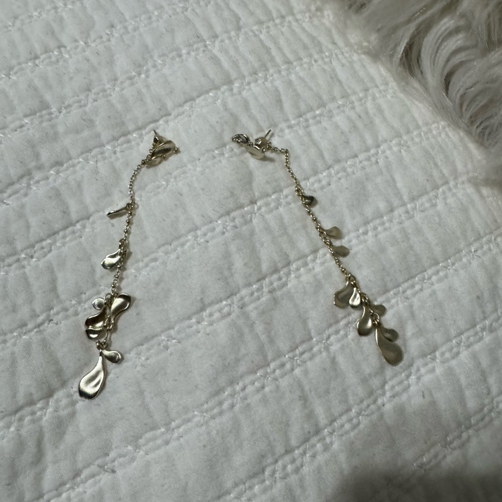 Kendra Scott Gold Linear Drop Earrings